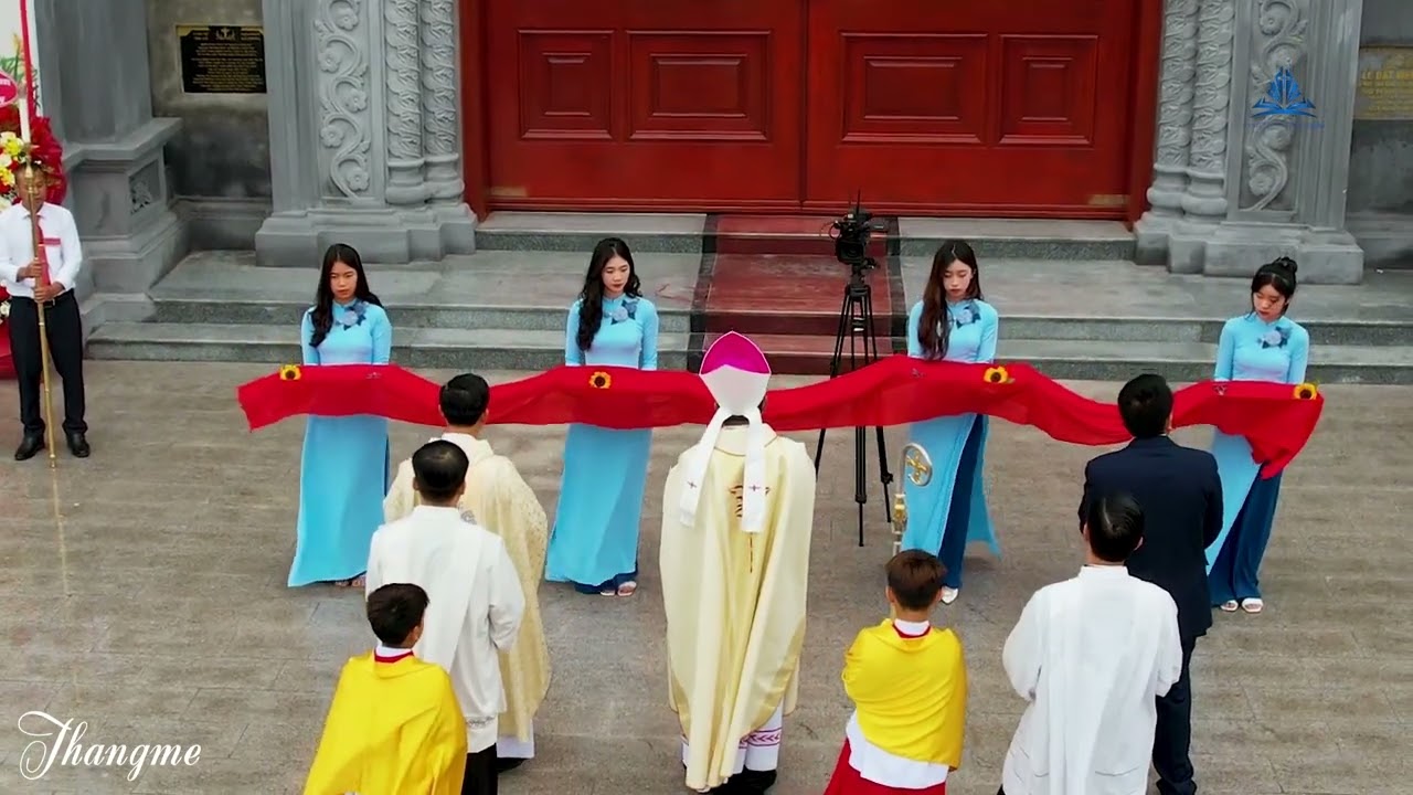 TOÀN CẢNH LỄ KHÁNH THÀNH THÁNH ĐƯỜNG GIÁO XỨ TRÀ CỔ -MÓNG CÁI QUẢNG NINH