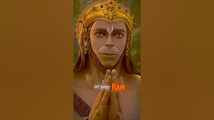 Jay Shree Ram Status