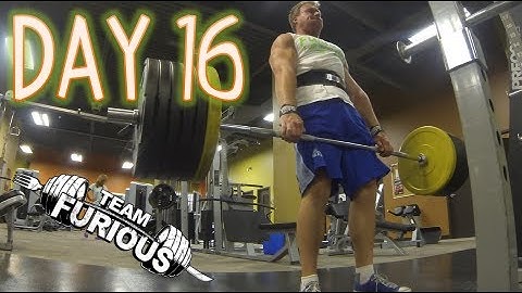 THE FURIOUS 45 - DAY 16 - HEAVY DEADLIFTS WORKOUT / TORONTO