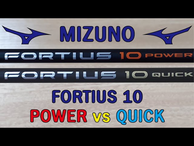 Mizuno Fortius 10 Power VS Quick - YouTube