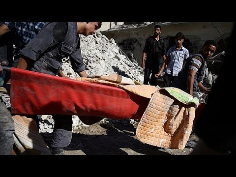 بمباران حلب و ادلیب همزمان با بازگشت ساکنان منبج به این شهر 