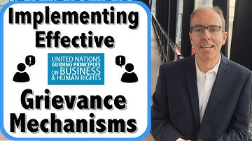 Implementing Effective Grievance Mechanisms - UNGPs