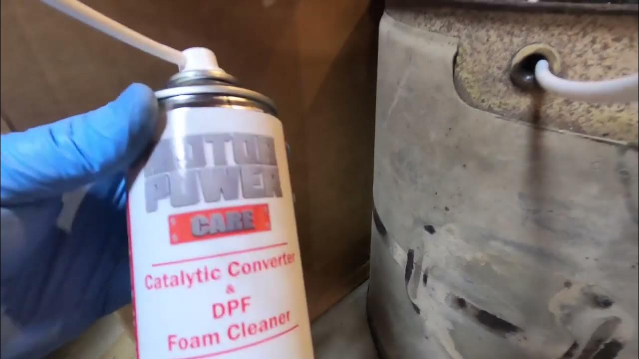 Best and easy Diesel particulate filter cleaner DPF foam cleaning YouTube