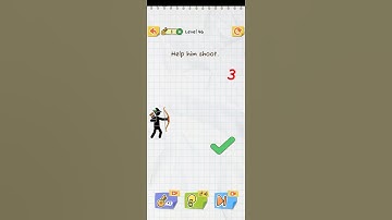 Draw 2 save : Level 46 #shorts #draw2save