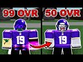 FOOTBALL UNIVERSE... BUT IM A 50 OVERALL! (CAREER MODE)