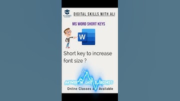 short key to increase font size in ms word #viral #explore #msword #shorts #tricks