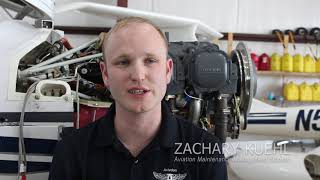 Meet Zachary | Aviation Maintenance Management Student