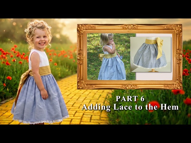 add lace to bottom of dress How to Make Dress Longer at Bottom by Adding Lace Trim