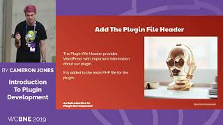 Introduction To Plugin Development - Cameron Jones @ WordCamp Brisbane 2019