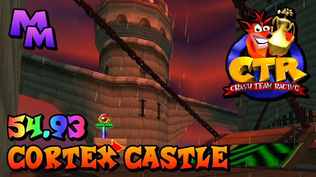 Crash Team Racing - Cortex Castle Relic Race - 54.93 [PB] - YouTube