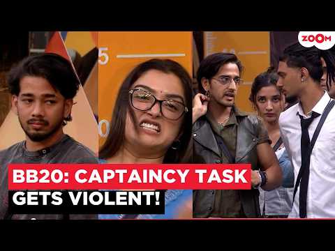 Bigg Boss 20 captaincy task turns UGLY! ScoutOP pushes Qazi; Yung DSA gets into a heated CLASH!