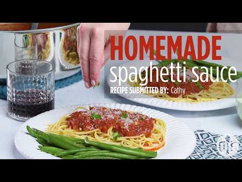 How to Make Homemade Spaghetti Sauce | Pasta Recipes | Allrecipes.com