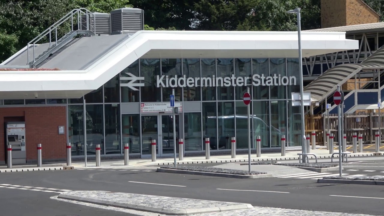 New Kidderminster station and approach road, 12/07/20