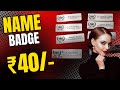 Custom Primium Name Badges – Perfect for Professionals &amp; Events!