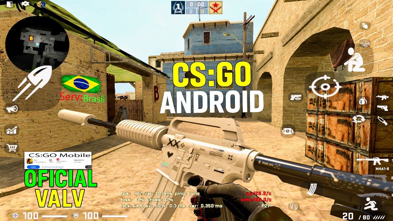 CS:GO Mobile saiu... Download ESTA INCRÍVEL 
