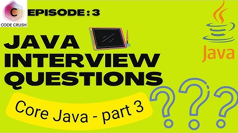 Java Interview Questions And Answers | Core Java | Local And Instance Variable | Static Block