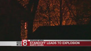 North Haven standoff leads to explosion
