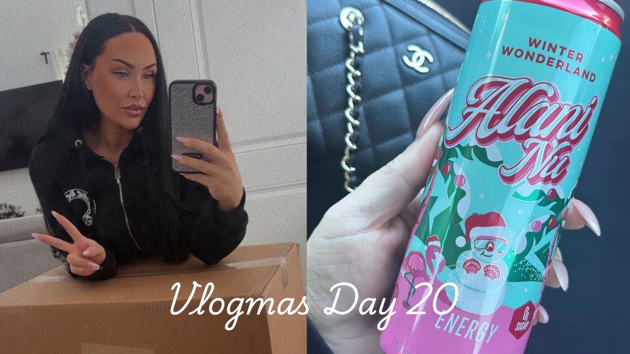Vlogmas day 20 | Christmas shopping | Wrapping gifts | Homemade stain remover!