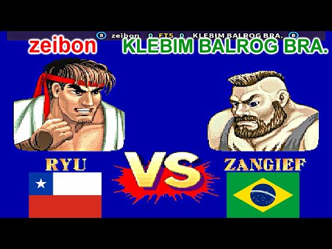 Street Fighter II': Champion Edition - zeibon vs KLEBIM BALROG BRA. FT5