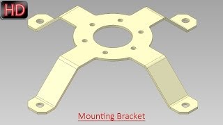 Mounting Bracket (Sheet Metal Video Tutorial) Autodesk Inventor