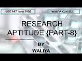 UGC NET 2026 II Designs in Educational Reserach ⁨II Research Aptitude Part-8 II@waliyaclasses8392⁩