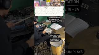 Drums - New Breed linear groove interpretation #drums #newbreed #lineargroove