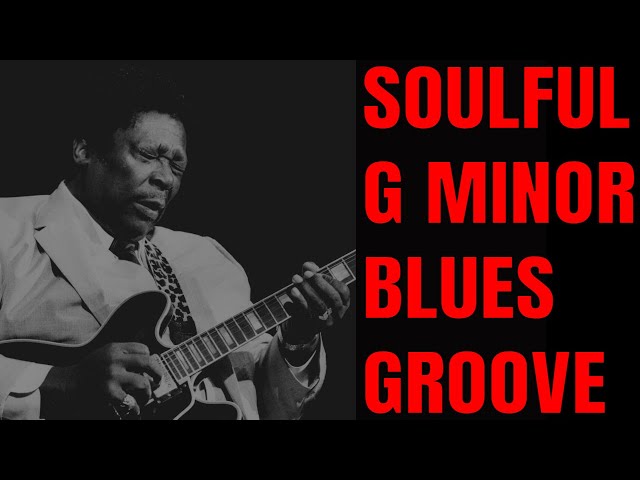 Soulful G Minor Blues Groove Jam | Guitar Backing Track (G Minor) class=