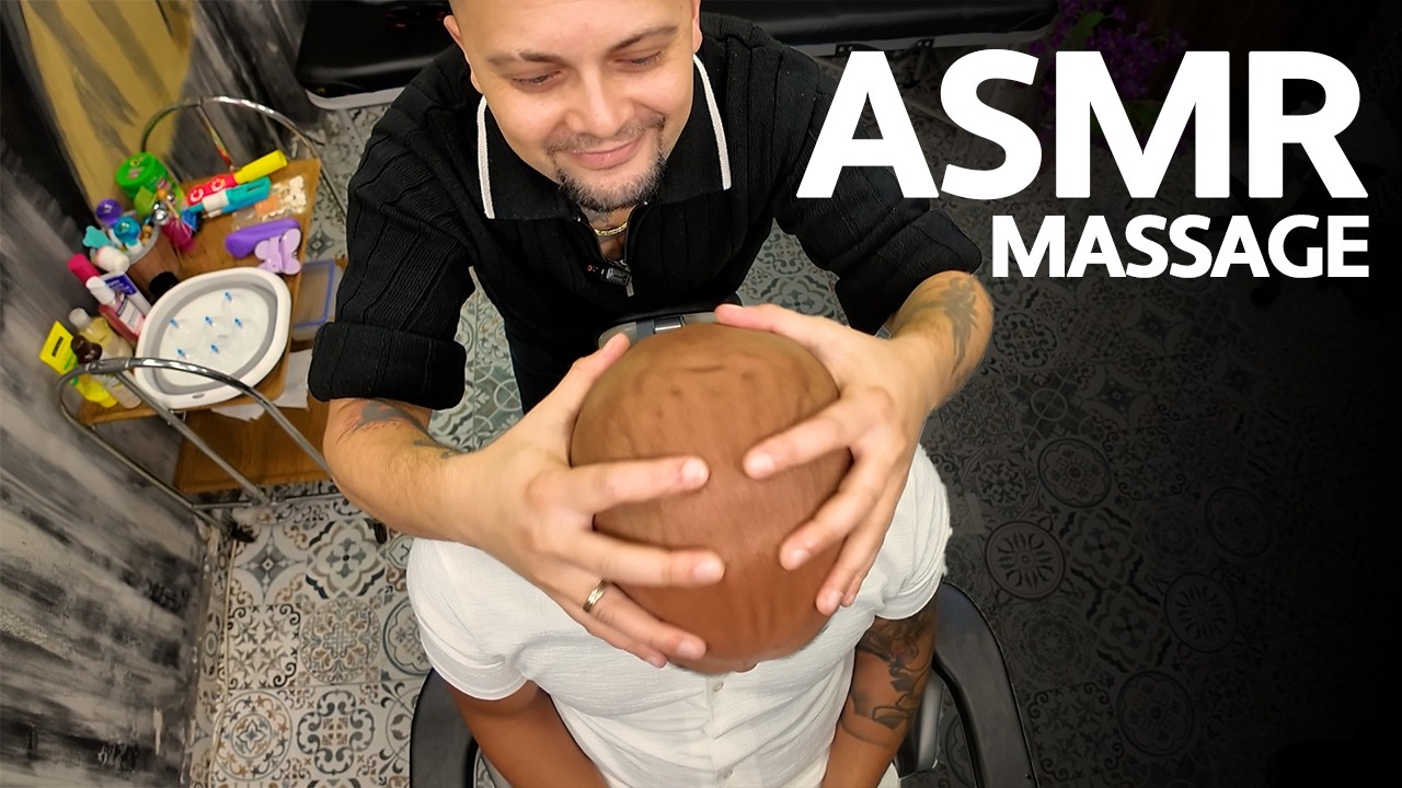 ASMR | AMAZING HEAD MASSAGE for Sleep Relief (massage asmr) - YouTube