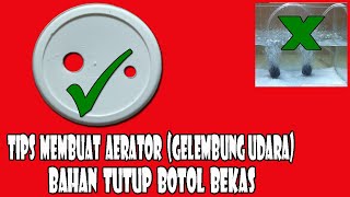membuat gelembung air aquarium||cara simple