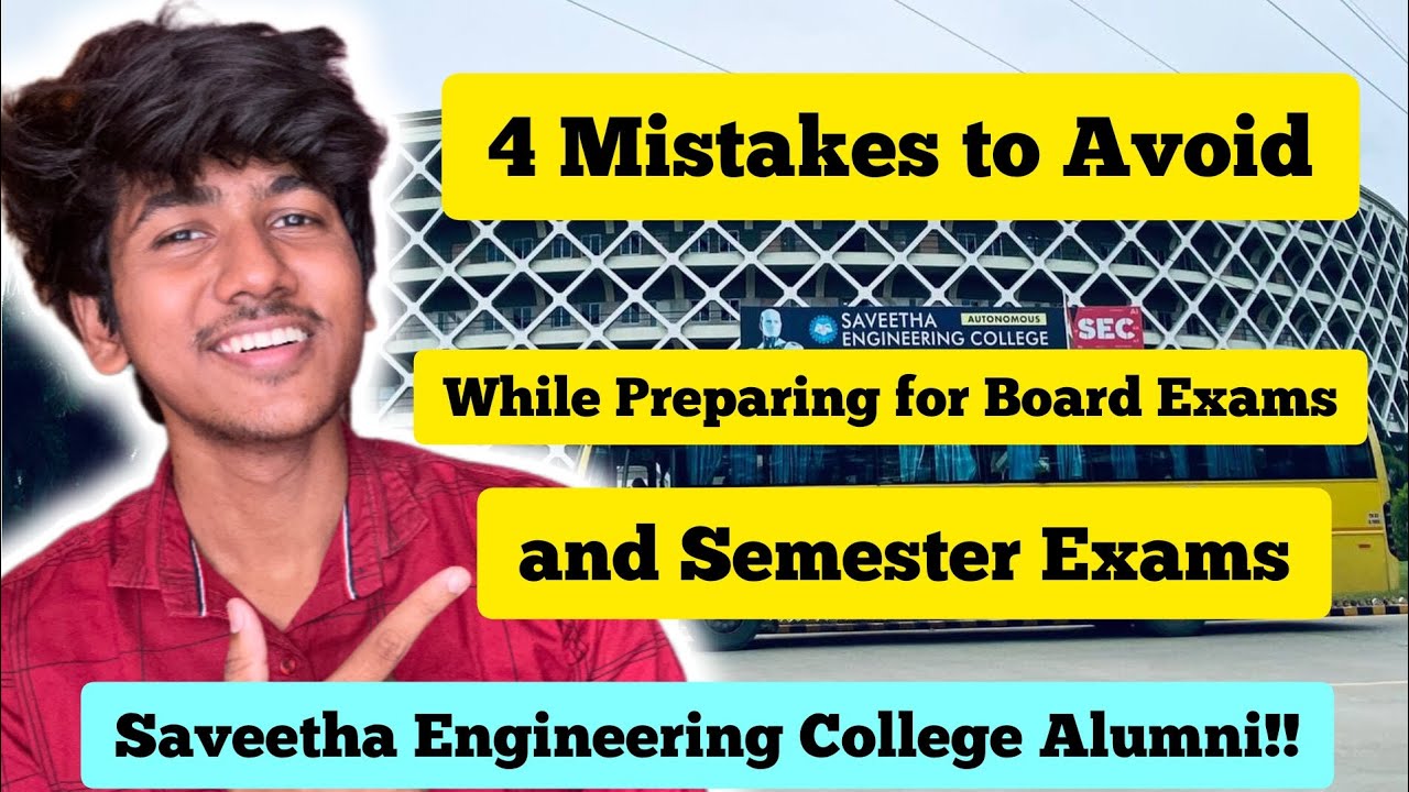 Mistakes to avoid while preparing for Board Exams | Mistakes to avoid ...
