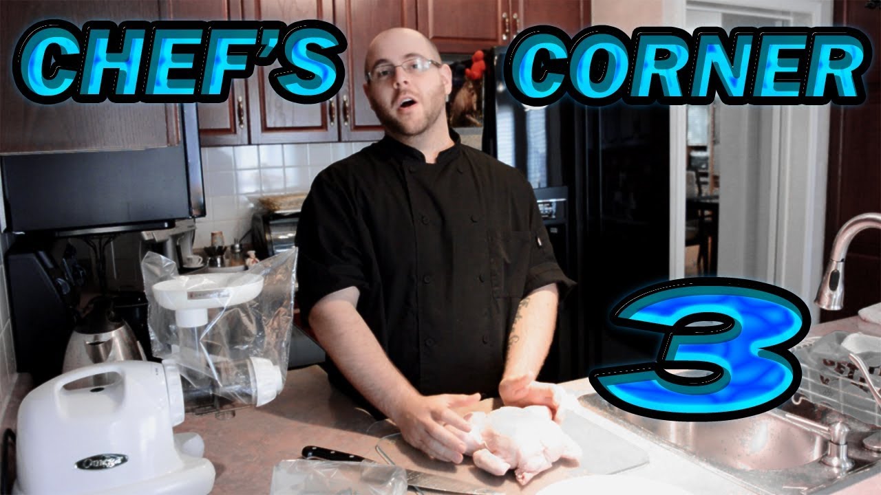 The Chef's Corner Episode 3 - How To Properly Cut A Whole Chicken