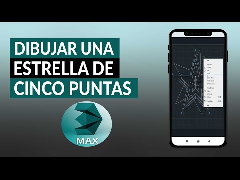 Cómo Dibujar una Estrella de Cinco Puntas en 3D Studio Max - Fácil y Rápido