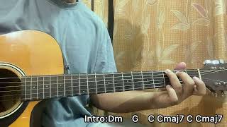 Beabadoobee - The Moon Song // Guitar Tutorial with Chords(Easy Lesson)