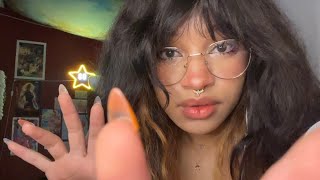 Upclose Visual asmr Humming , soft gentle singing and camera touching🧡 cozy personal attention screenshot 2