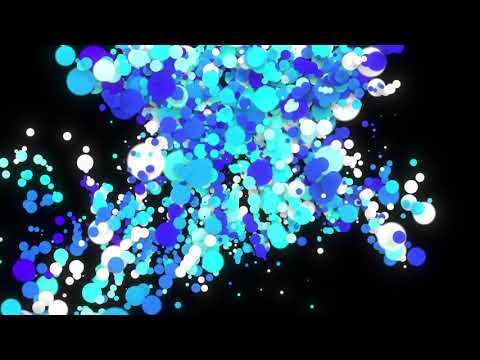 Liquid blob particles in After effects Trapcode particles overlay. Motion graphics background free