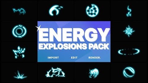 Energy Explosion Elements DaVinci Resolve Templates