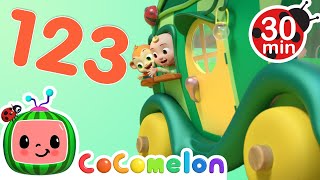 Wheels on the Bus (Animal Time) + More CoComelon Nursery Rhymes and Kids Songs | Learn ABCs 123s