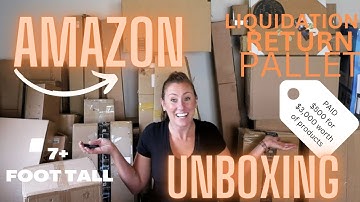 Found Unbelievable Items Unboxing Huge Pallet full of Amazon Return Items Liquidation Returns Unbox