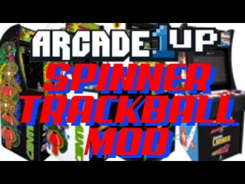 Arcade1up Spinner & Trackball Mod from Holly
