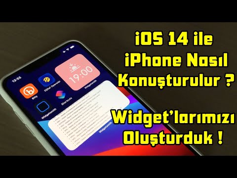 iOS 14 ile iPhone'u Konuştur ! Widgetlerını Tasarla !