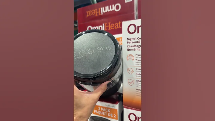 OmniHeat Digital Ceramic Personal Heater, 2-pack at Costco Canada