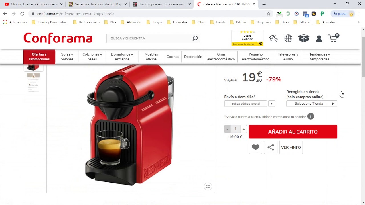 10 euros descuento dolce gusto