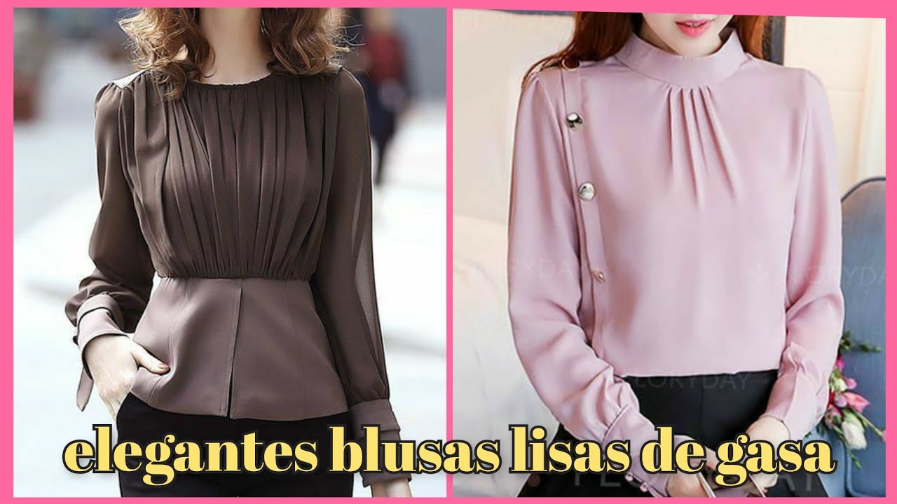 BLUSAS ELEGANTES FINAS y SOFISTICADAS de MODA 2022 para LUCIR en FIESTAS y  OCASIONES ESPECIALES - YouTube