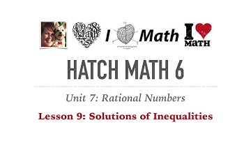 Hatch Math 6 Unit 7 Lesson 9