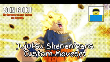 *SKILL BUILDER* Goku Moveset Showcase in Jujutsu Shenanigans