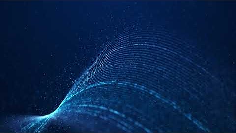 Blue Wave Particles Looped Background [Royalty-Free / No copyright / Stock Video]