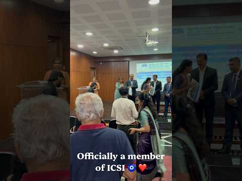 Officially a member of ICSI!❤️Company Secretary- Gaurav Mundra