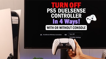 How to Turn Off PS5 Controller! [Without Console]