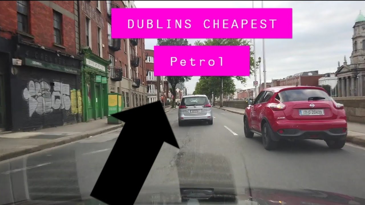 (Dublins Cheapest petrol Station) Driving from Dublin City to Swords