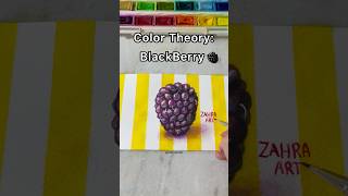 Trust The Colors! 💜🎨 MAGIC REVEAL 👀 #colortheory #watercolortutorial #watercolor